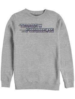 Men's Transformers Generations Decepticon Logo Fleece Sweatshirt