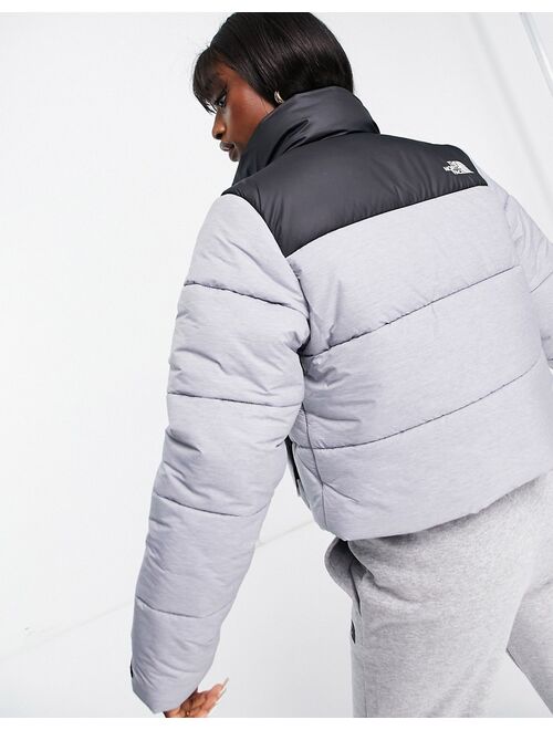 The North Face Saikuru cropped jacket in gray Exclusive at ASOS
