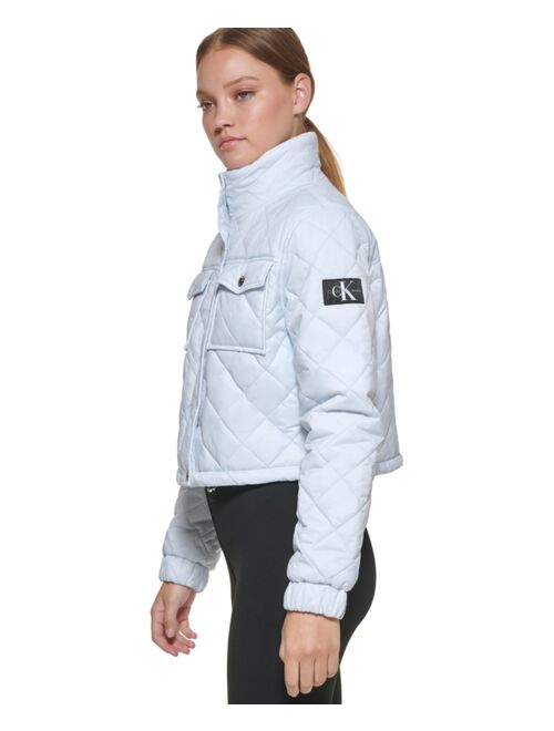Calvin Klein Jeans Cropped Packable Puffer Jacket
