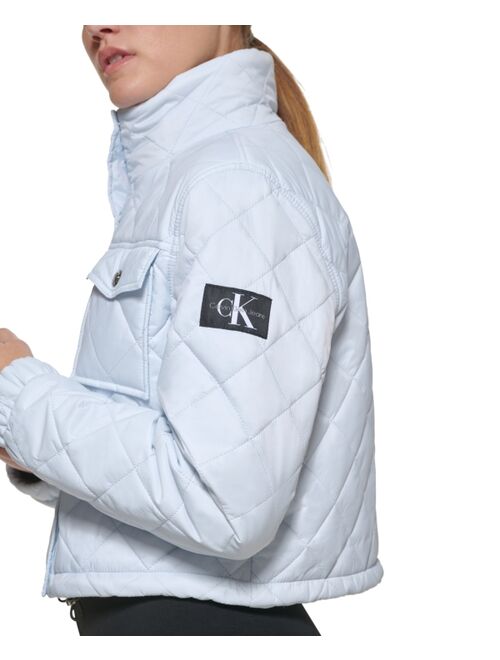 Calvin Klein Jeans Cropped Packable Puffer Jacket