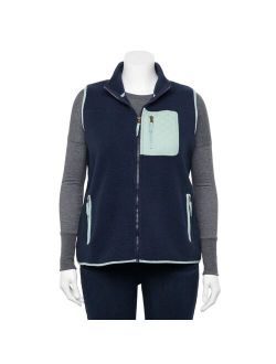 Plus Size Sonoma Goods For Life® Sherpa Vest