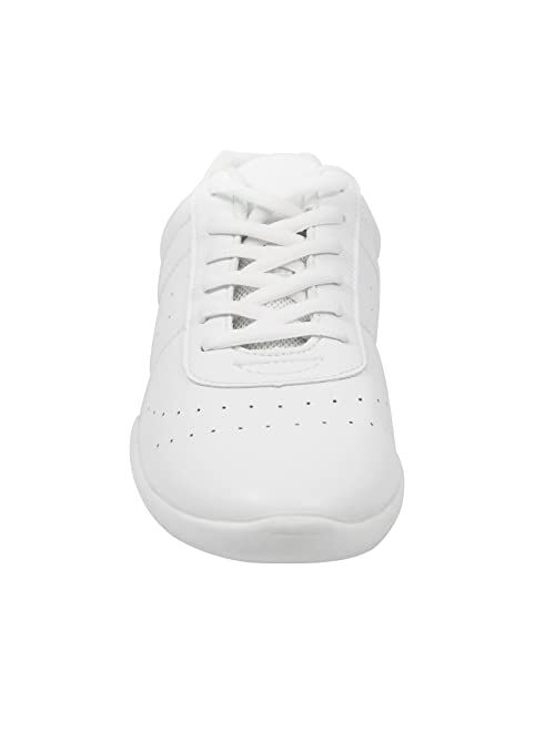 LANDHIKER Cheer Shoes Women White Girls Dance Shoes Cheerleading Fashion Sports Shoes Tennis Training Athletic Shoes Flats