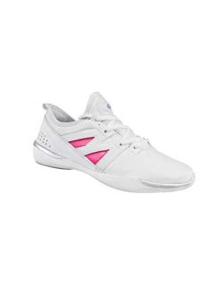 GK Accent Cheer Shoes, Cheerleading Dance Fashion Sneakers, Athletic Sport Training Lace-up Flats for Girls