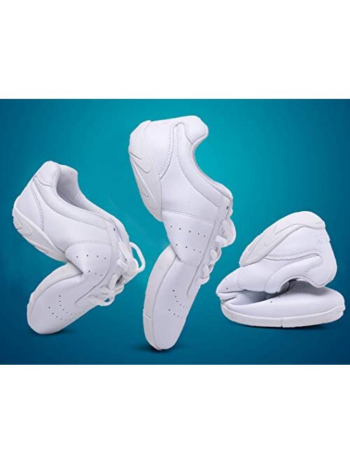 WUIWUIYU Boys Girls Women Lace Up Aerobics Gymnastics School Cheerleading Dance Sport Shoes Training Sneakers