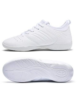 Cheer Shoes for Girls White Cheerleading Shoes Athletic Training Tennis Walking Sneakers for Women