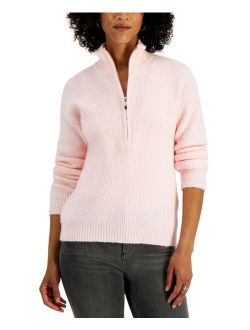 Style & Co Half-Zip Sweater, Created for Macy's