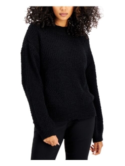 Fuzzy Mock Neck Sweater, Created for Macy's