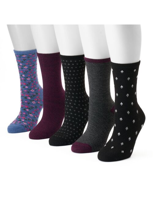 Women's Sonoma Goods For Life® 5-pk. Floral Crew Socks