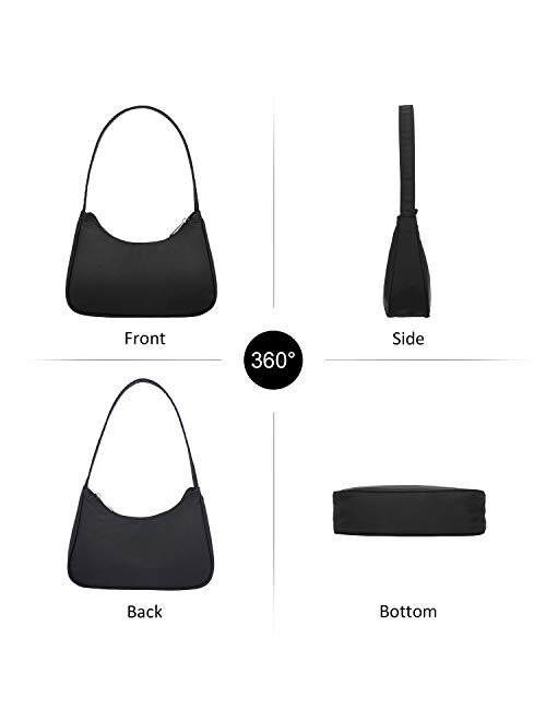 LOVEVOOK Mini Handbags for Women Cute Clutch Tote Handbag with Zipper Closure
