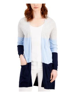 Style & Co Colorblocked Cardigan, Created for Macy's