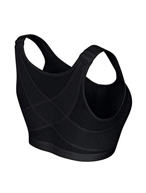 HELLX PostureGem Posture Corrector Wireless Bra,Women's Full Coverage Bra with Adjustable Straps Comfort Workout Bra