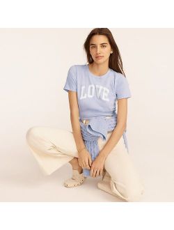 Vintage cotton "Love" crewneck T-shirt