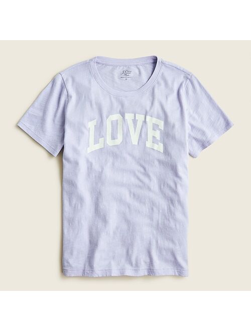 J.Crew Vintage cotton "Love" crewneck T-shirt