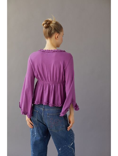 Urban Outfitters UO Harmony Ruffle Blouse