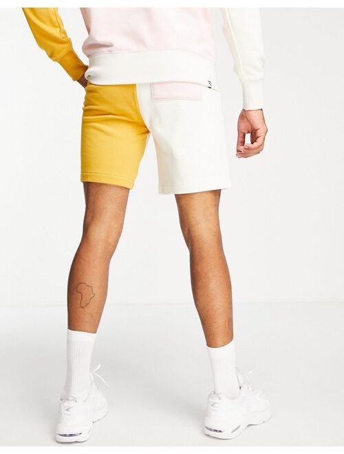 Puma Downtown color block shorts in pink - exclusive to ASOS