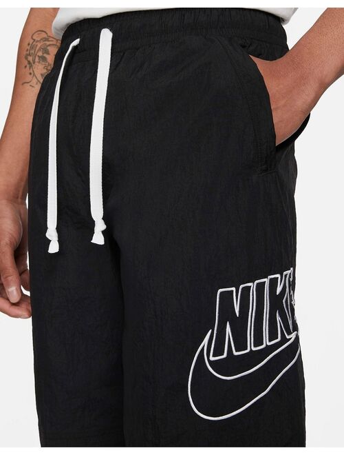 Nike Alumni woven shorts in black