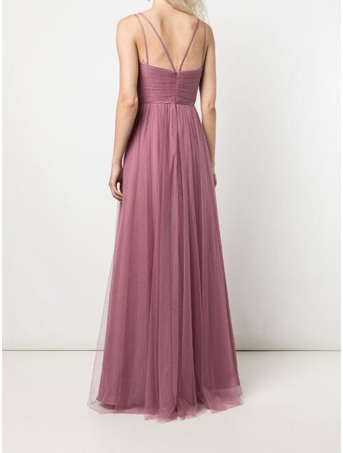 Marchesa Notte Bridesmaids Tuscany tulle strappy dress