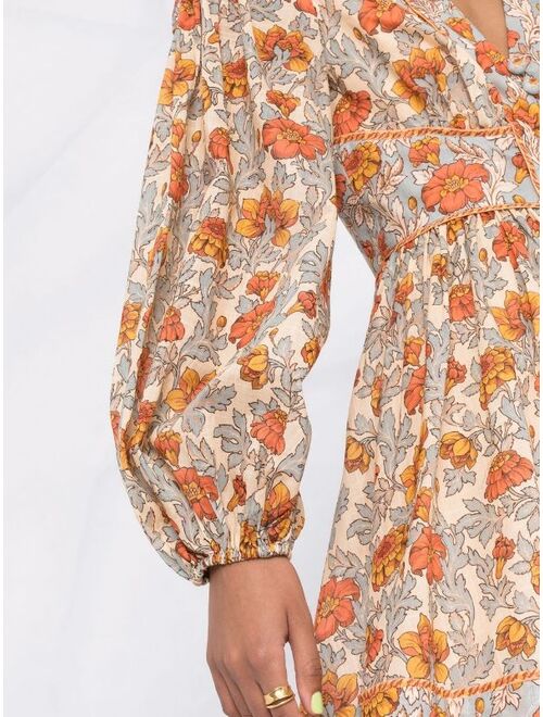 ZIMMERMANN Andie buttoned mini dress