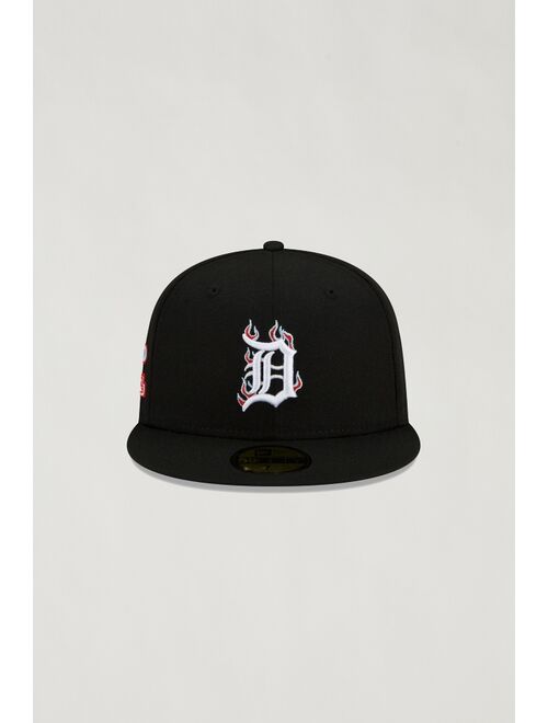 New Era Detroit Tigers Flame Logo Fitted Hat