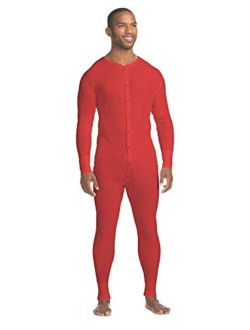 Men's Waffle Knit X-Temp Thermal Union Suit