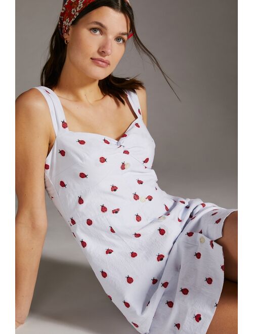 Maeve Ladybug Valentines Mini Dress For Women