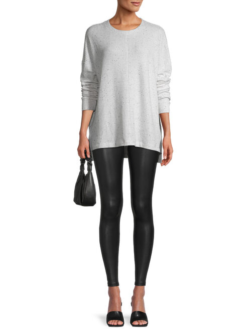 Buy Time and Tru Women's Faux Leather Leggings online