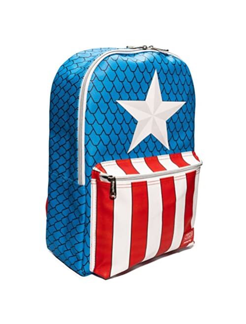 Loungefly Captain America Backpack with Pin Exclusive