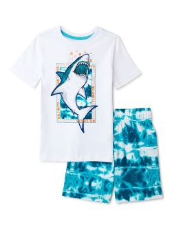 Boys’ T-Shirt and Shorts Outfit Set, 2-Piece, Sizes 4-10