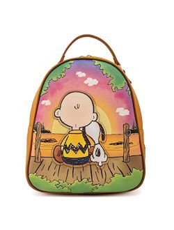 Peanuts Charlie and Snoopy Sunset Mini Backpack