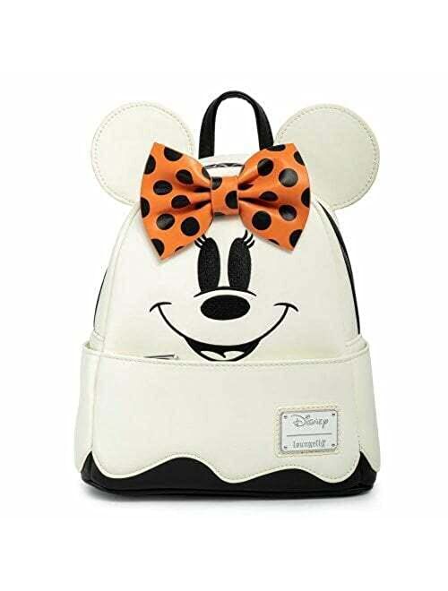 Loungefly Disney Ghost Minnie Glow-in-the-Dark Mini Backpack