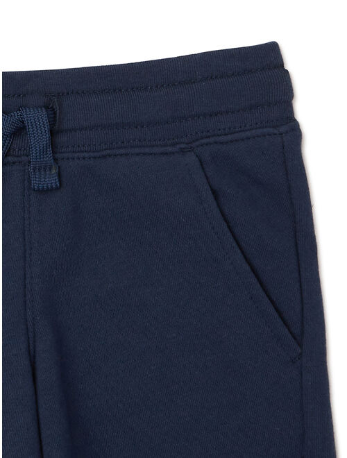 365 Kids from Garanimals Boys Ribbed French Terry Shorts, 3-Piece Multipack, Sizes 4-10