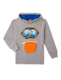 Boys French Terry Pullover Hoodie, Sizes 4-10