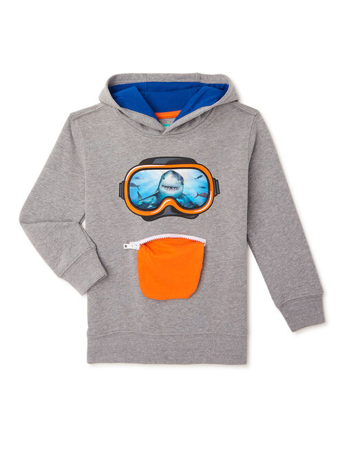 365 Kids from Garanimals Boys French Terry Pullover Hoodie, Sizes 4-10