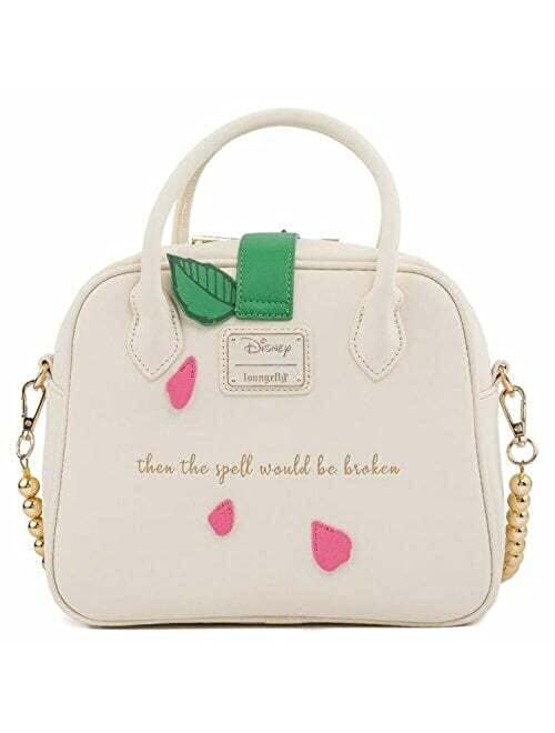 Loungefly Beauty and the Beast Rose Crossbody Bag