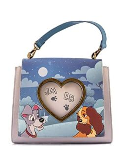 Disney Lady and the Tramp Wet Cement Crossbody Bag