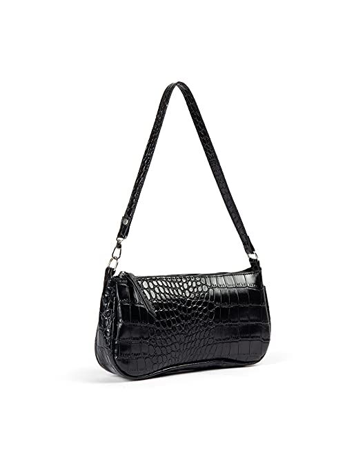 BABABA Retro Elegant Shoulderbag Handbag Zipper Open Close suitable for Women
