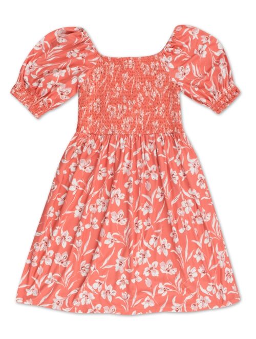 Speechless Big Girls Floral Square Neck Dress with Headband
