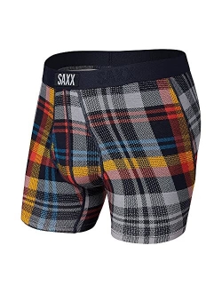Underwear Co. Saxx Underwear Men's Boxer Briefs- Ultra Boxer Briefs with Fly and Built-in Ballpark Pouch Support Underwear for Men,Core