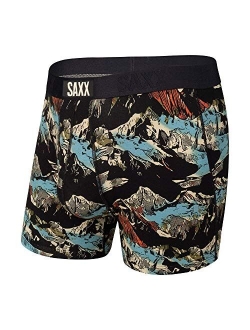 Underwear Co. Saxx Underwear Men's Boxer Briefs- Ultra Boxer Briefs with Fly and Built-in Ballpark Pouch Support Underwear for Men,Core