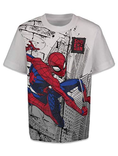 Marvel Spiderman Boys 4 Pack T-Shirts