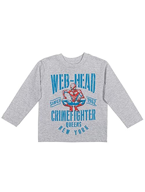 Marvel Avengers Spider-Man Toddler/Little/Big Boys 3 Pack Raglan T-Shirt
