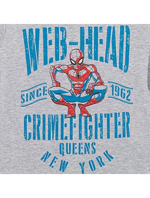 Marvel Avengers Spider-Man Toddler/Little/Big Boys 3 Pack Raglan T-Shirt