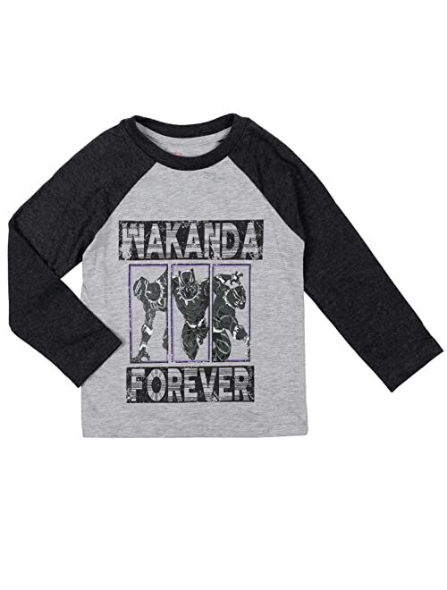 Marvel Captain America 2 Pack Long Sleeve Graphic T-Shirts