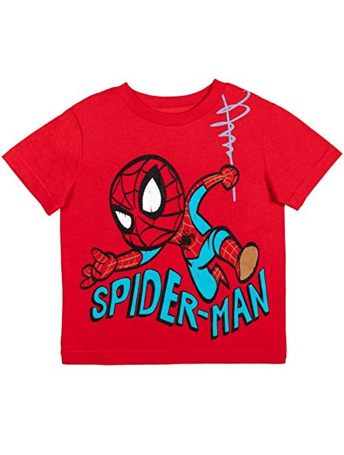 Marvel Avengers Guardians of The Galaxy Boys 4 Pack Graphic Short Sleeve T-Shirt