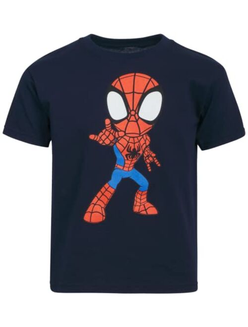 Marvel Baby Boys' Avengers T-Shirt - 3 Pack Super Hero Graphic Tee (Size: 2T-7)