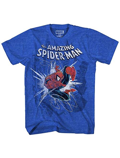 Marvel Boys' Big Amazing Spider-Man T-Shirt
