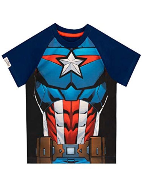 Marvel Boys' Captain America T-Shirt
