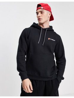 Heritage Small Logo hoodie in black
