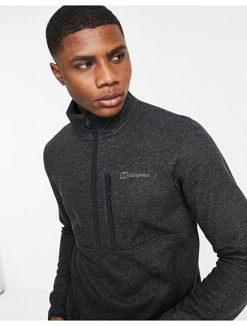 Berghaus Carnell 1/2 zip fleece in black