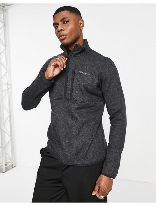 Berghaus Carnell 1/2 zip fleece in black